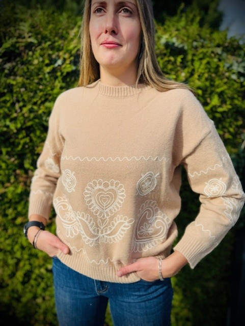 PULL HELIANE BEIGE