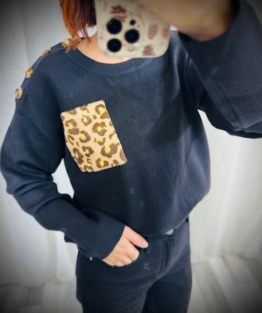 PULL LEONTINE NOIR